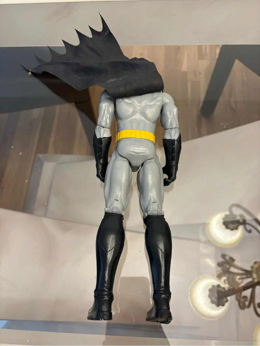 Batman Action Figure Toy - Gray, Black & Yellow - Unbranded
